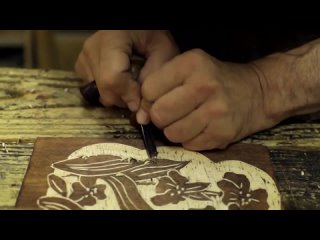 mikhail ilyaev. 1 lesson. contour carving.