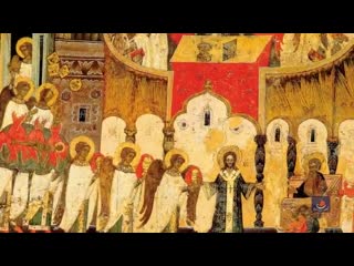 8. treasures of russian art. part 1. film 7. icons and frescoes of the russian state. xvi - xvii centuries.