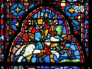 medieval paris. 2 series. holy chapel saint chapelle.