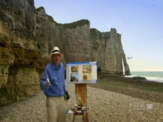 8. landscapes through time. 8 series. etretat, france. landscape inspiring.