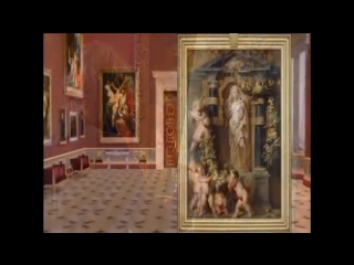 masterpieces of the hermitage. 3 series. great flemings.